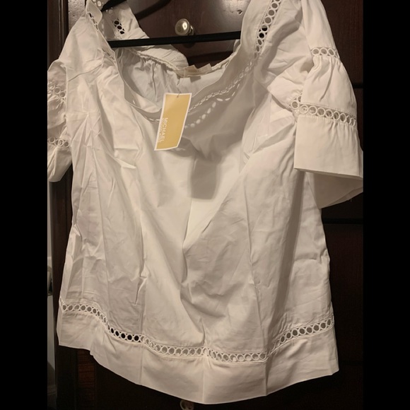MICHAEL Michael Kors Tops - Extra-large Michael Kors crochet eyelet trim top